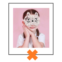 Slaapmasker panter kat